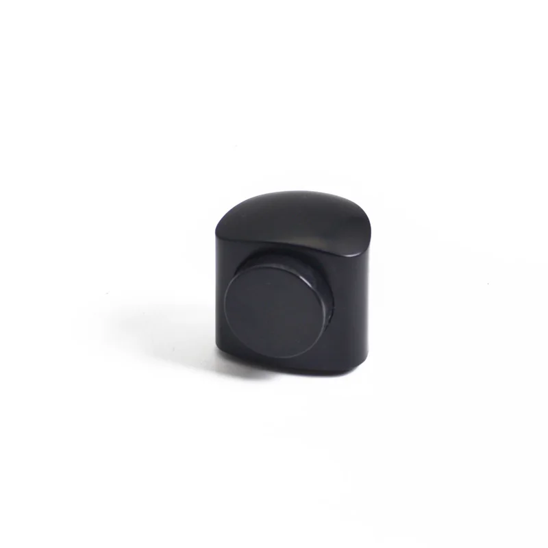 Zinc alloy black surface smooth door stopper