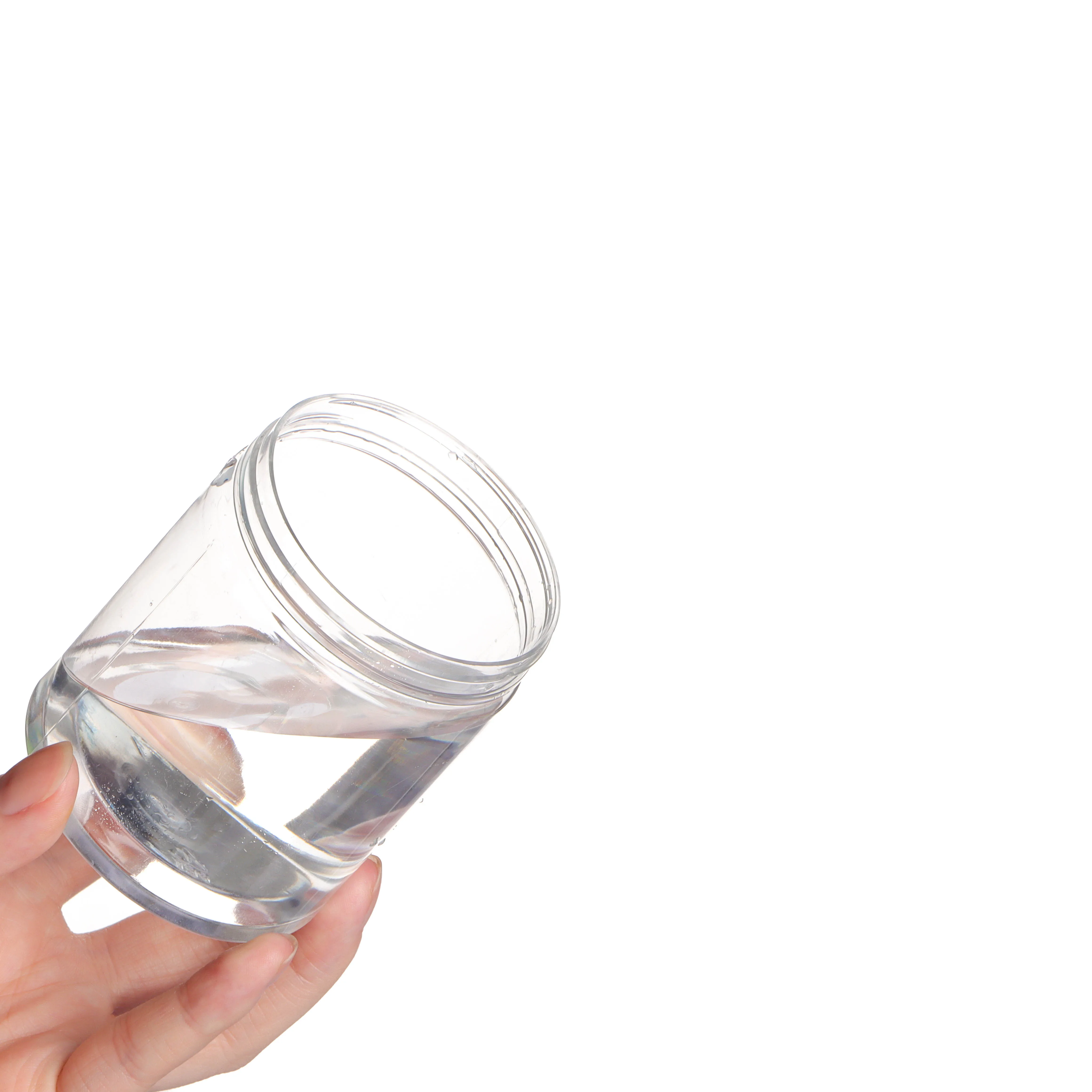 Plastic Transparent Storing Food Jars With Easy Open Ring Pull Can For Food