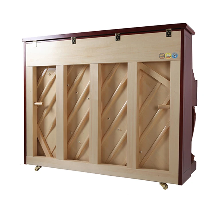 Hot sale walnut polished acoustic upright piano High quality Wooden Pianos UP-121WA