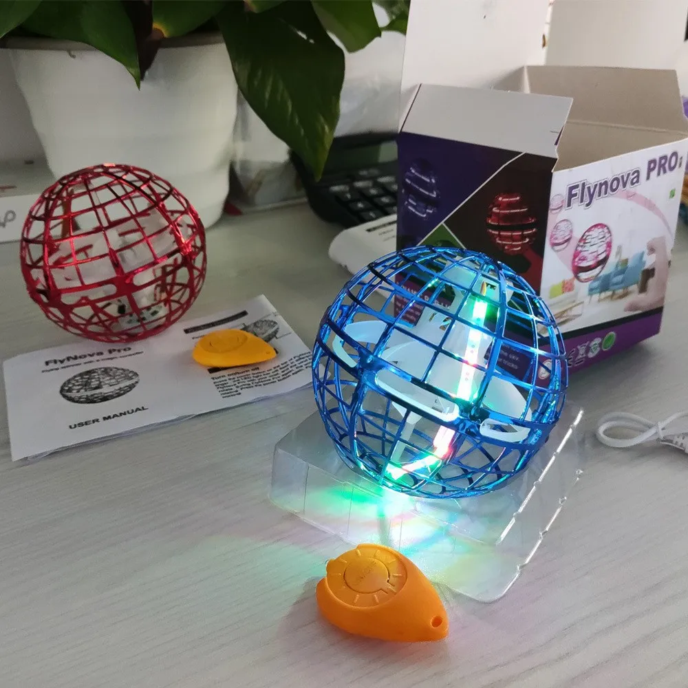 Волшебный шар Вертлюг Flynova мяч декомпрессионный самолет игрушка на кончик пальца Летающий Топ Pro