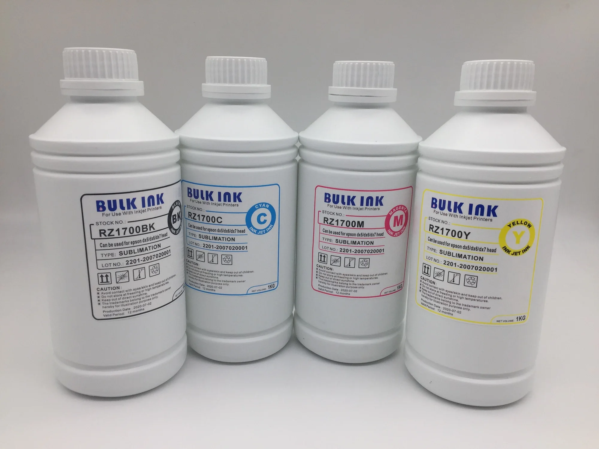 INKBANK factory Bulk ink  RZ  Heat Transfer  printing  sublimation ink Used for epson 4720 i3200 DX5 DX7