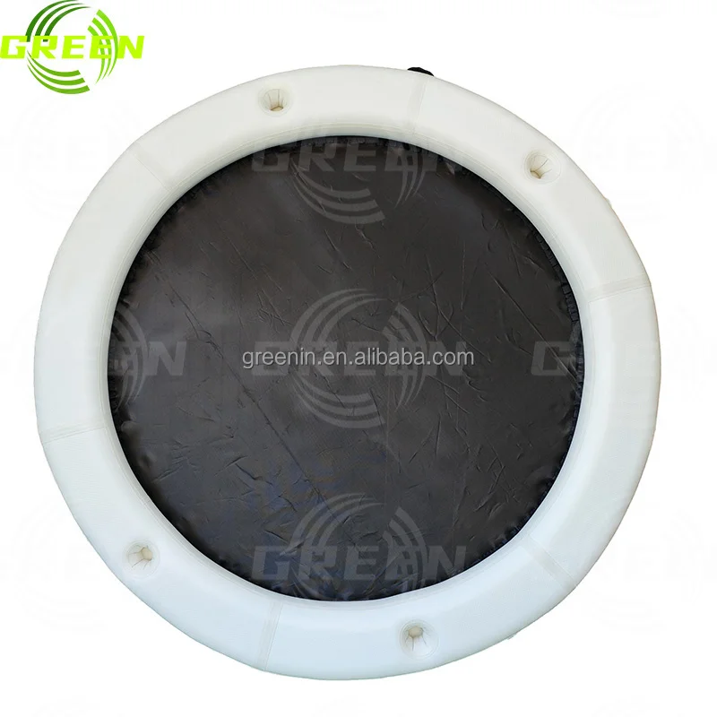 Green inflatable water hammock pool water inflatable pvc water lounger hammock pool float