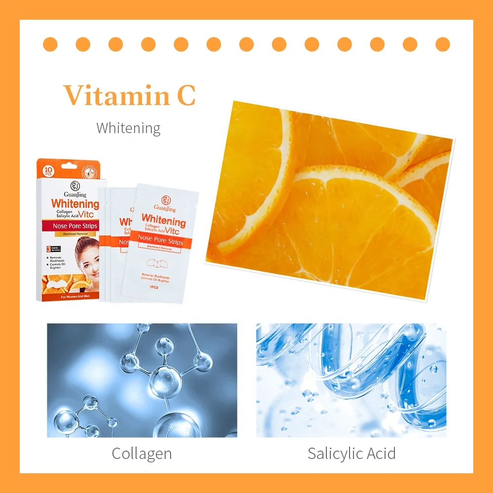 Wholesale Beauty Blackhead Remover Stickers Plants Purifying Strips Deep Mask Clean Nose Pore Strip