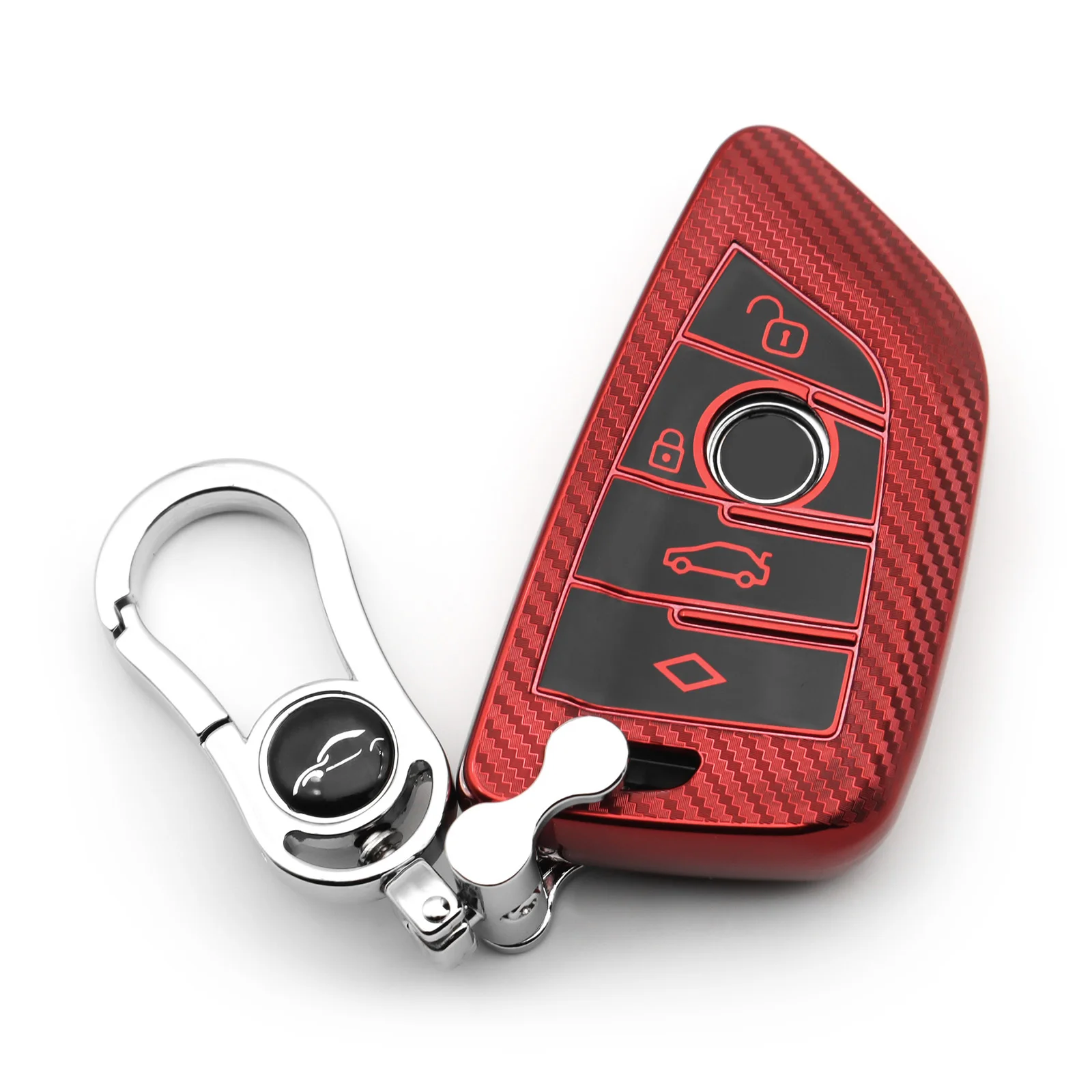 Amazon Hot Selling Car Cover For 21 BMW X3X1X5X6 New 5 Series 7 Series 3 Series TPU Car Key Case With Buckle