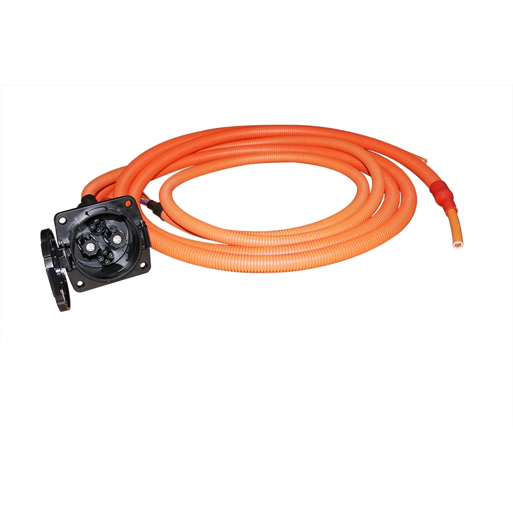 CHAdeMO charging plug 125A electric car charger plug for Japanese car DC fast ev charging handle Zencar ev connector