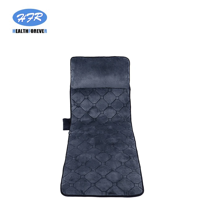 Drop shippingElectric Portable Heating Vibrating Back Massager Chair In Cushion Car Home Office Lumbar Neck Mattress