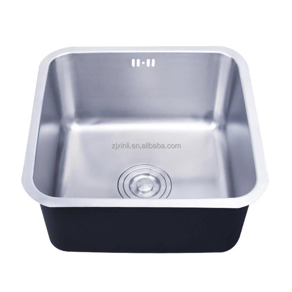 X26207 304 материал из нержавеющей стали 41*40 см размер подмонтированной одной миски кухонная раковина
