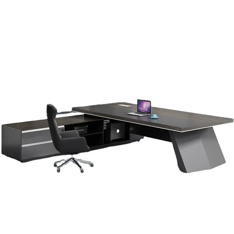 Modern Executive Presidential Desk Large Capacity Lockers Environmentally Friendly Sheet Office Chair Modular Office Villa Plate