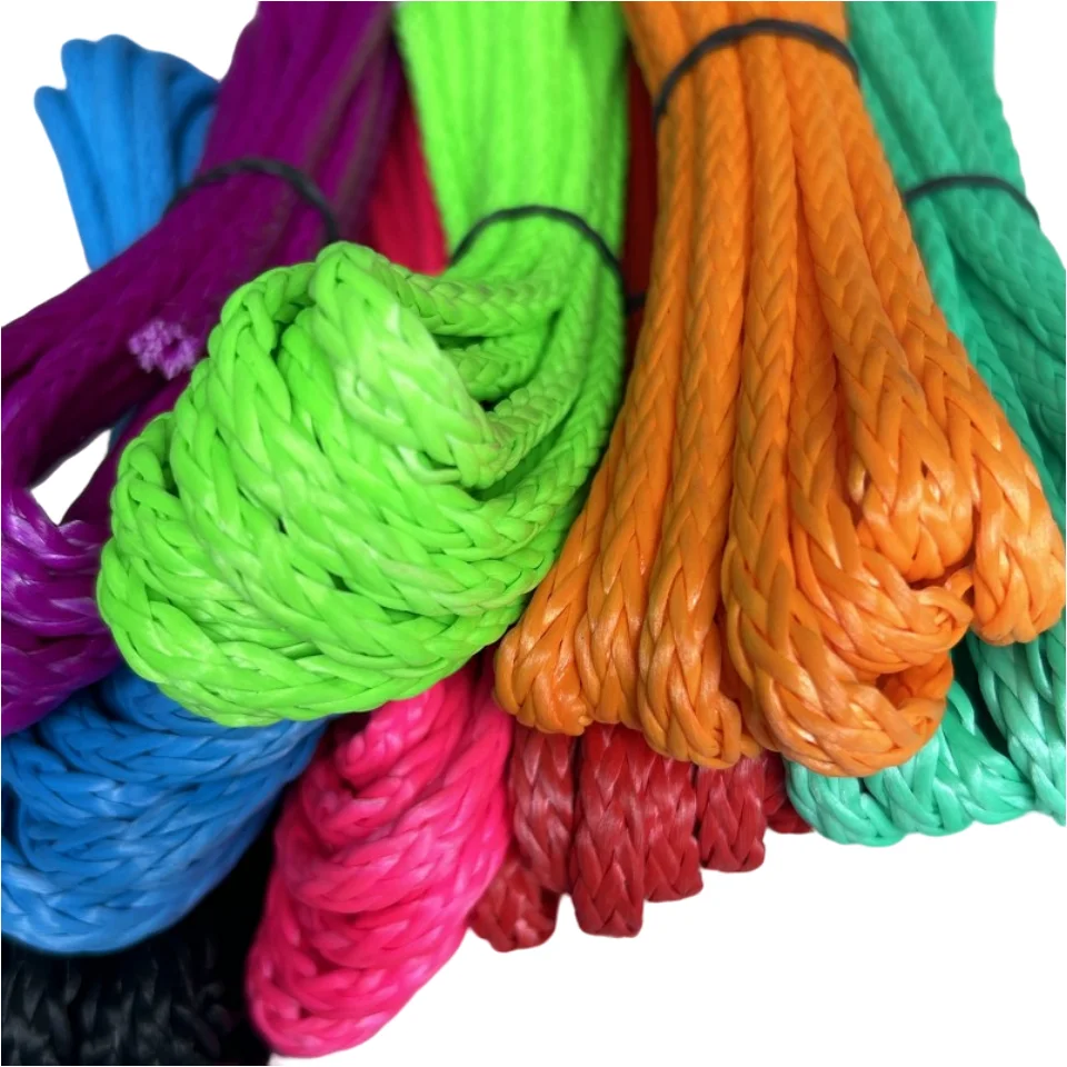 12 Strand Uhmwpe Mooring Rope, Floating braided Rope for Mooring Winch Towing