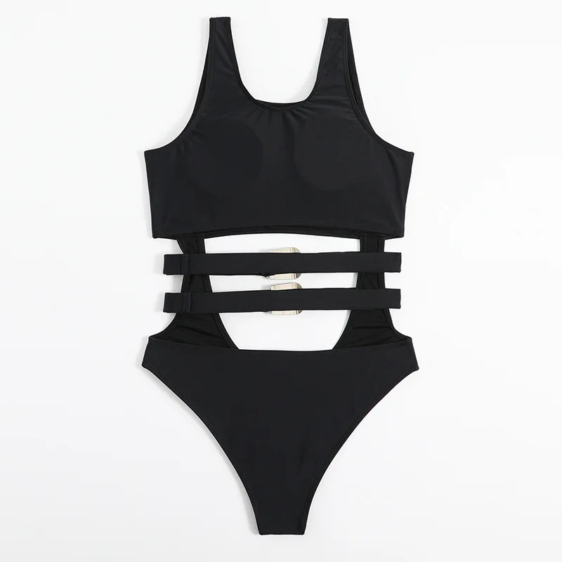 HANO Plus Size Swimwear Sexy Bikini 2024 Swimsuit Hollow Out Bikinis Women Thong Bathing Suits One Piece Swim Wear