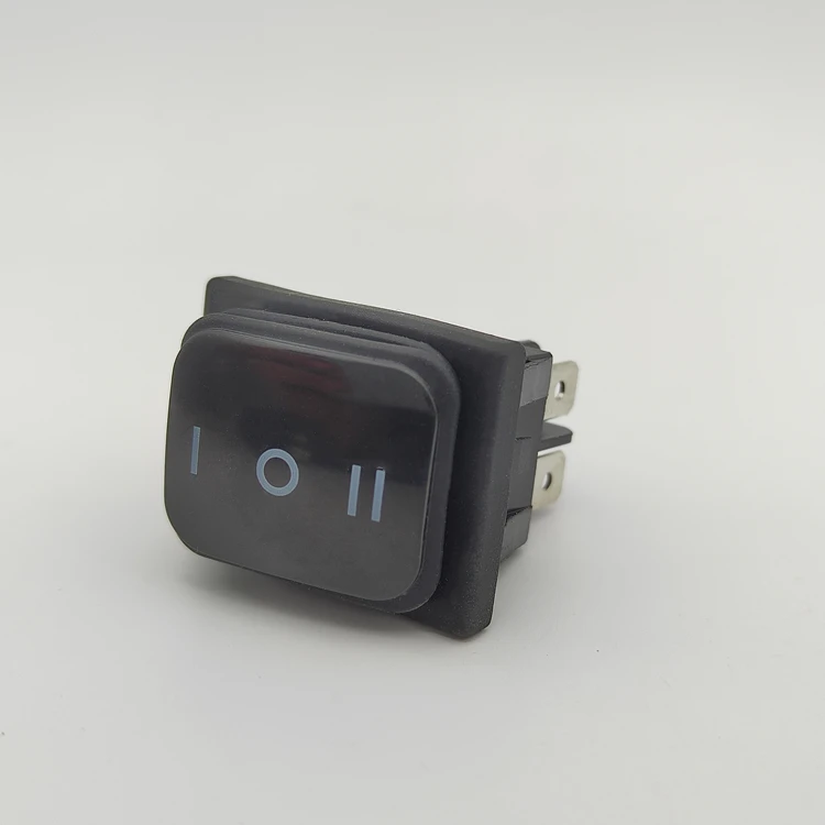 KCD4 16A 250VAC 20A 125VAC Waterproof ON-OFF-ON SPST 6 Pin Rocker Switch