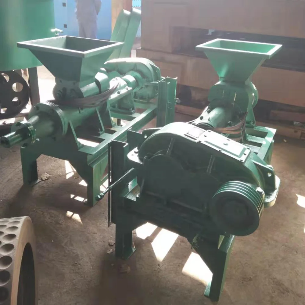 Small capacity charcoal screw press briquette machine