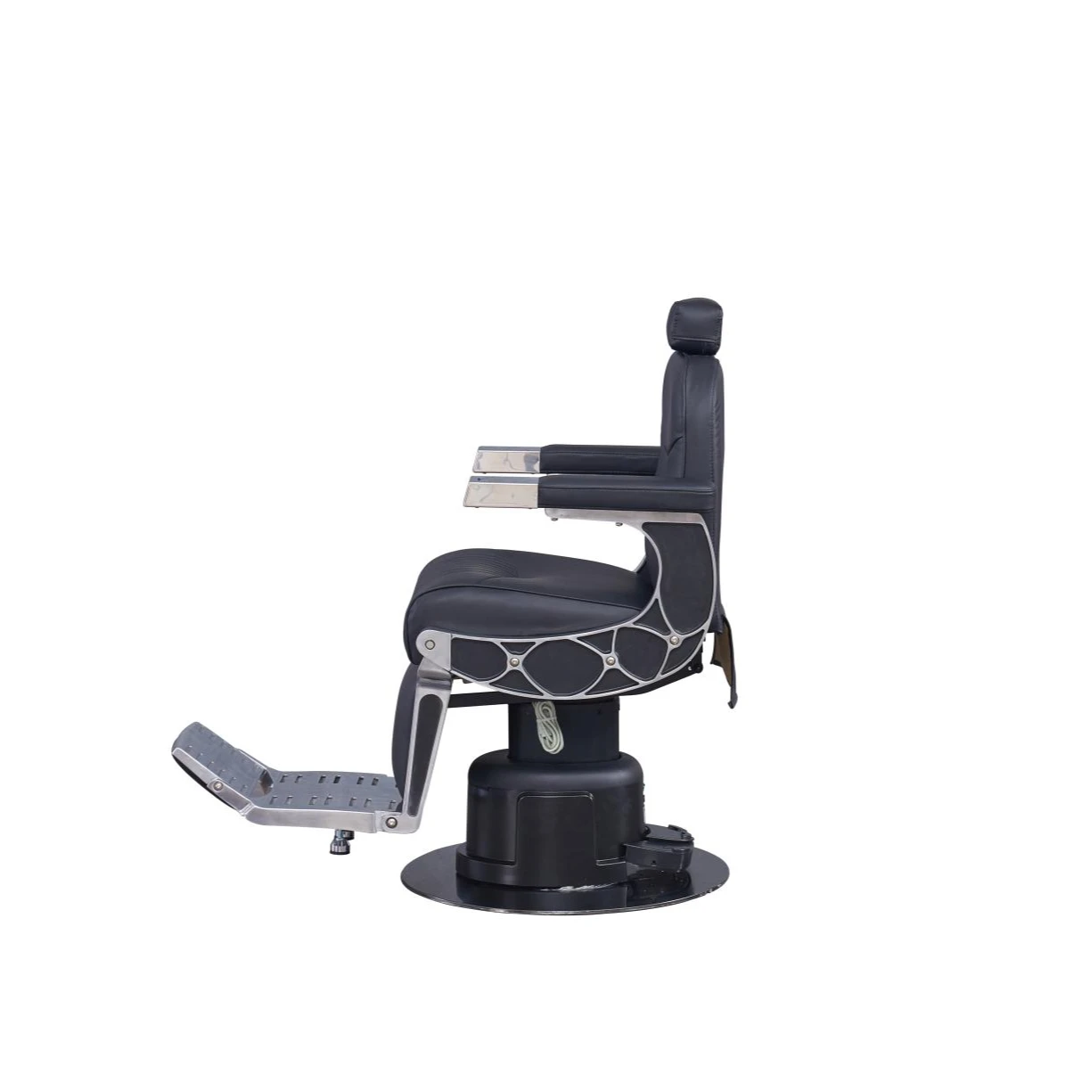 Salon furniture classic black silla de barbero hairdresser electric barber chair for sale