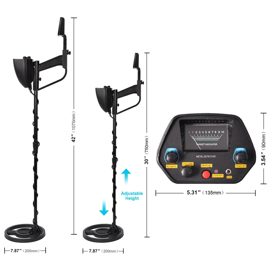 Gold detector MD-4080 metal detector with high sensitivity metal detector