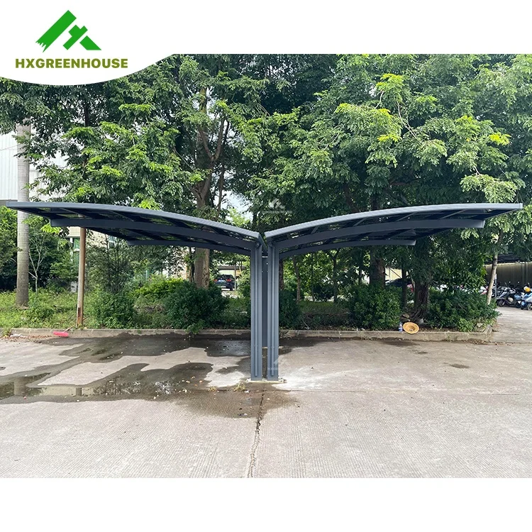 Portable Prefab Car Parking Shelter Garages, Canopies HX115 Modle Homely Aluminum & Carports Metal 6063 Aluminium New China 26mm
