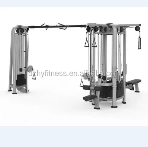 High Quality Commercial Fitness Multi Jungle 5 Stacks 5 In 1 Gym Equipment 5 Station Multi Jungle Gym Equipment