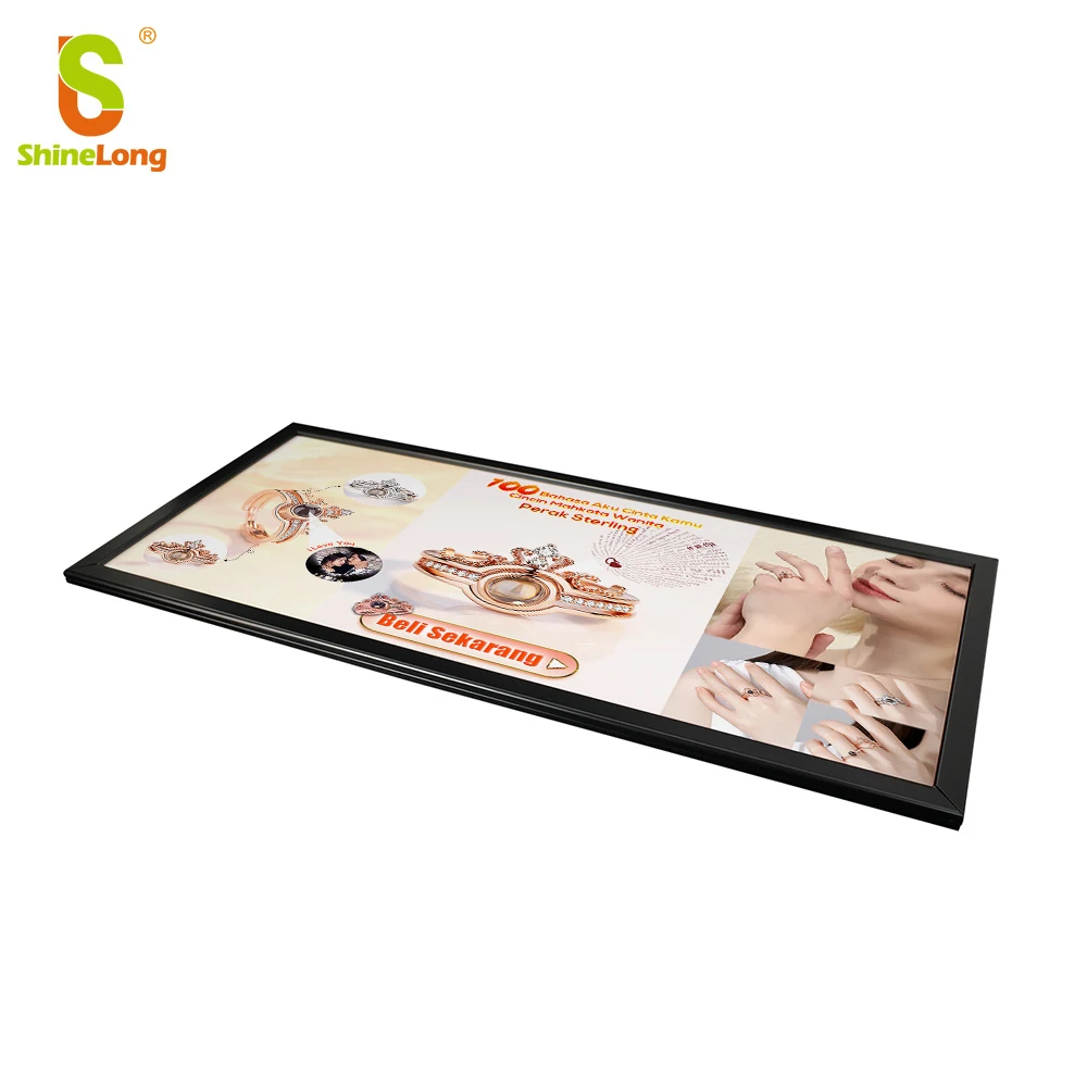 Ultrathinled light advertising board advertising light posters advertisement with light