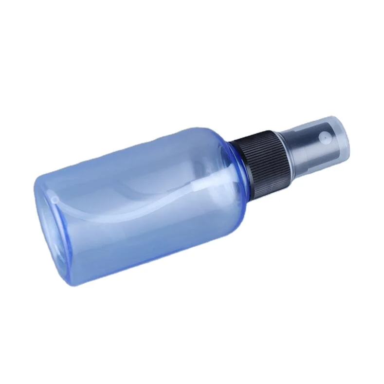 Meichang competitive price transparent 80ml hand sanitizer bottle alcohol plastic bottle pet cosmetic sprayer bottle