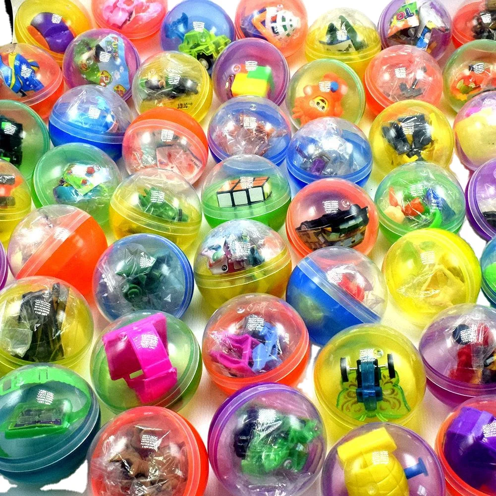 Mixed Different Toys Eco-friendly Cheap Small Plastic 58mm Capsule Toys Surprise Egg Capsule Egg box Toy For Vending Machine