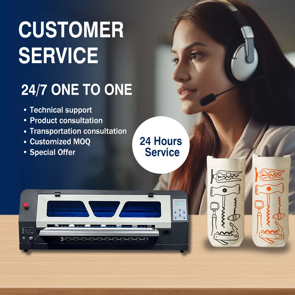 Erasmart 24 inch A1 XP600 DTF inkjet Printer set Heat Transfer t-shirt Printing Machine Direct to Film Powder Shaker Machine