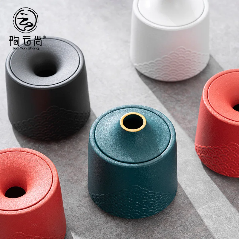 Ceramic Ashtray with LId Smart Decorative Ashtray Large Ashtray Stand