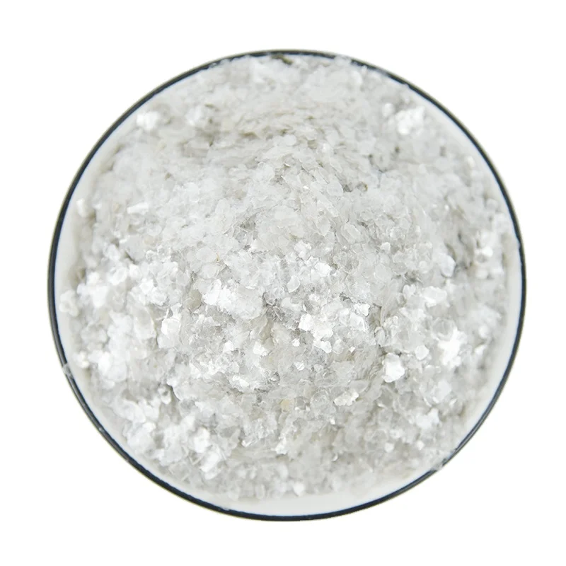 crystal silver white   Mica 2022 Hot Sale Flake Price Crystal Series Cosmetic Grade Mica Pearlescent Powder Pigment