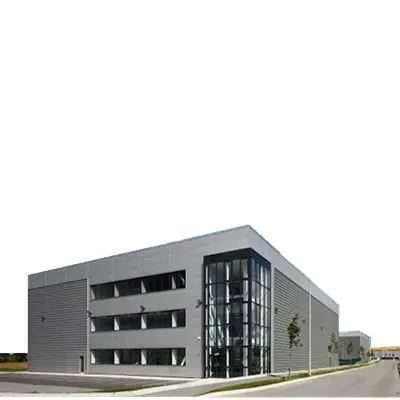 Light customized pole barn kits building steel structure warehouse farm shed prefab workshop storage metal building