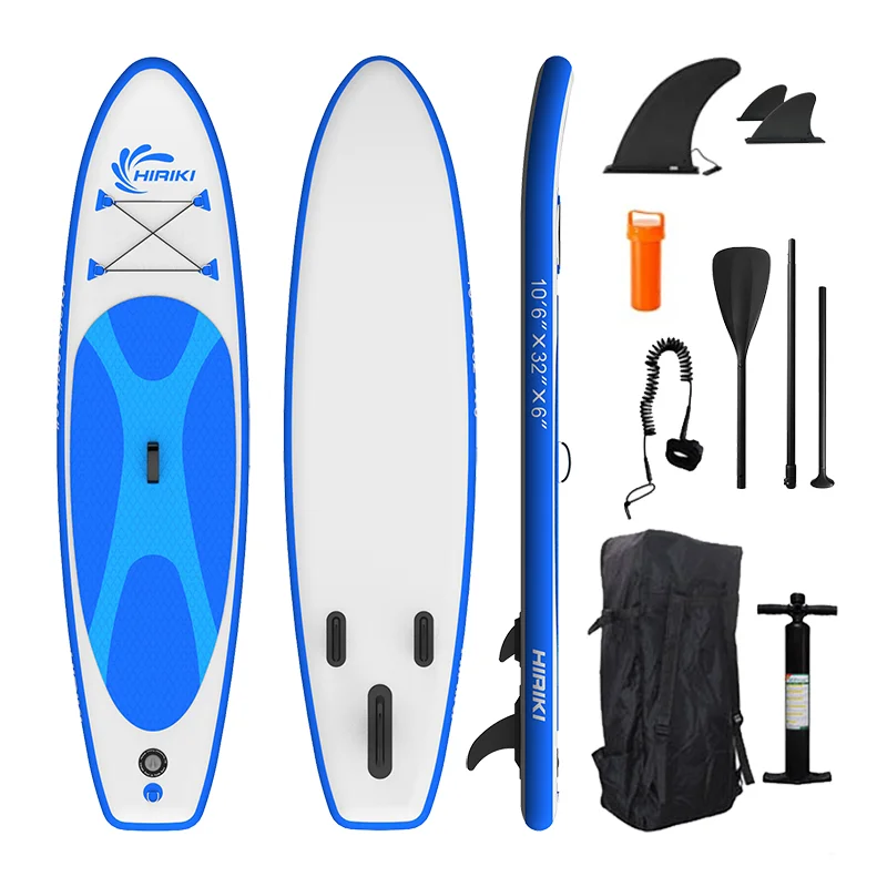 Wholesale drop stitch new design inflatable isup stand up paddle board