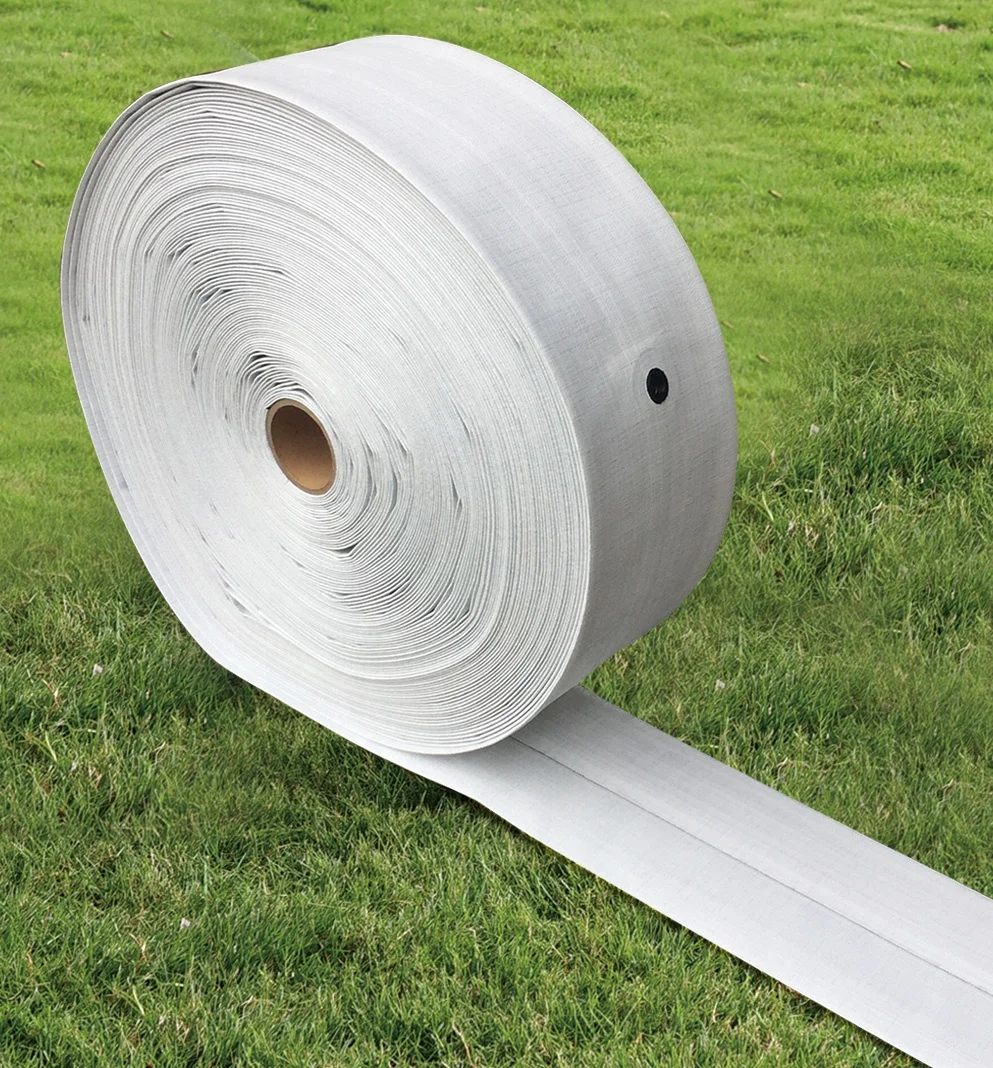 Pre-installed outlets pipe drip irrigation lay flat hose with integral welding outlet