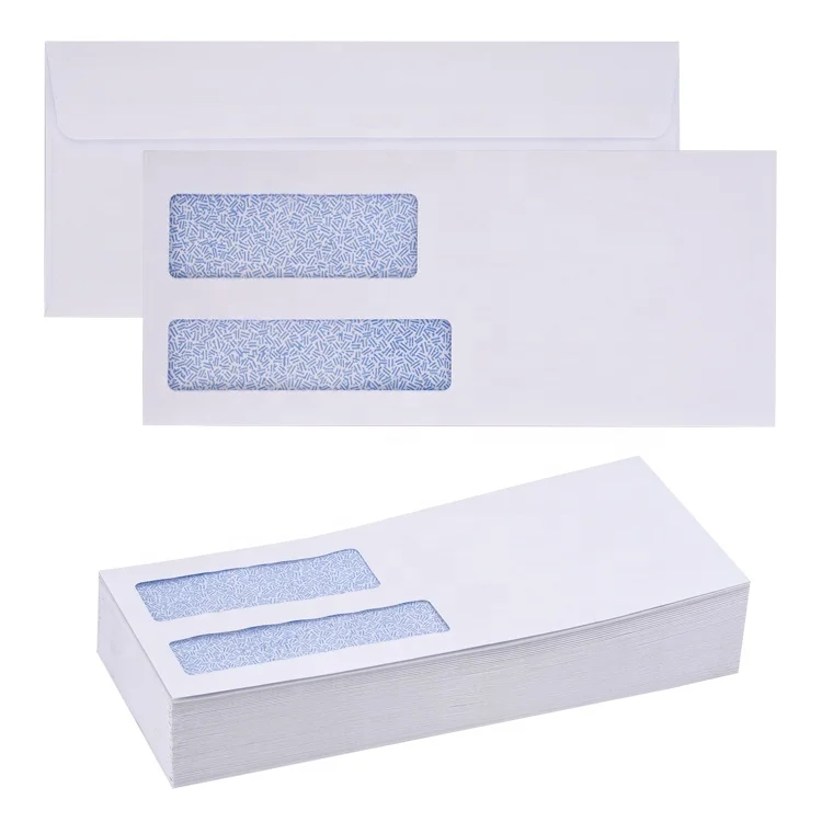 Затемненные конверты #10 для обеспечения безопасности 4 дюйма 1/8X9 дюймов 1/2 без окон индивидуальные бизнеса и личных людей