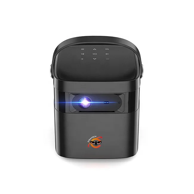 EASUNTECH M2 1080p cinema DLP home theater led android video portable TV outdoor 3D 4K full hd smart mini projector with battery