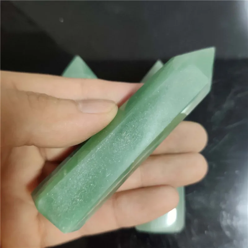 
Natural Reiki Healing Green Aventurine Quartz Crystal Points wands 