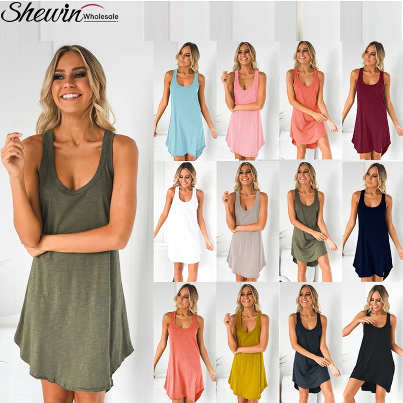 Fashion Backless Mini Dress Apparel Clothing Women Sexy 2023 New Arrivals Bulk Wholesale Clothing