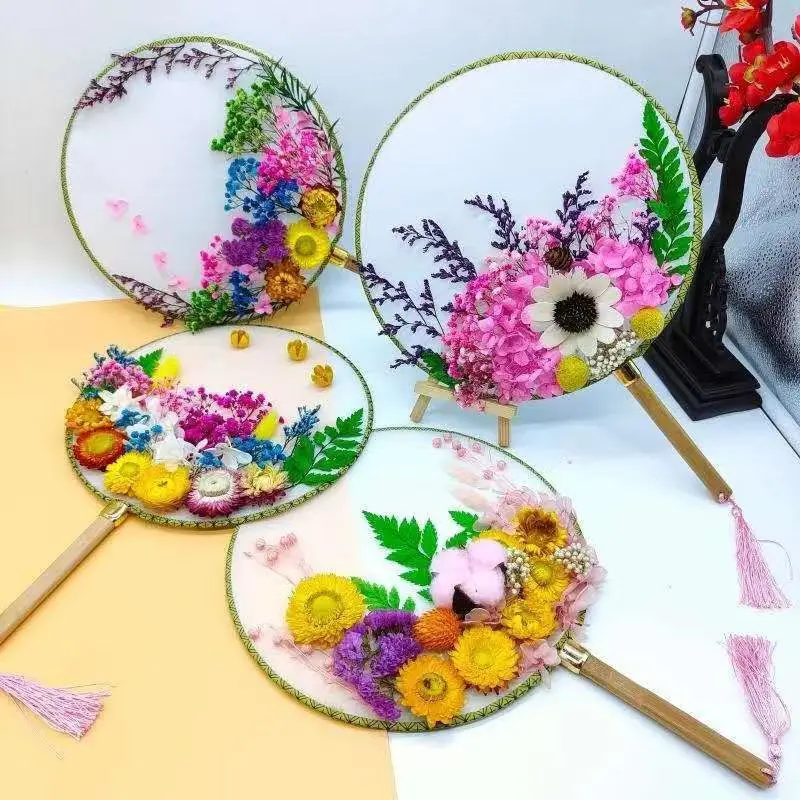 Colorful Preserved Flower Material Pack Plants Decor Dried Flower Material Diy Crafts Diy Accessory