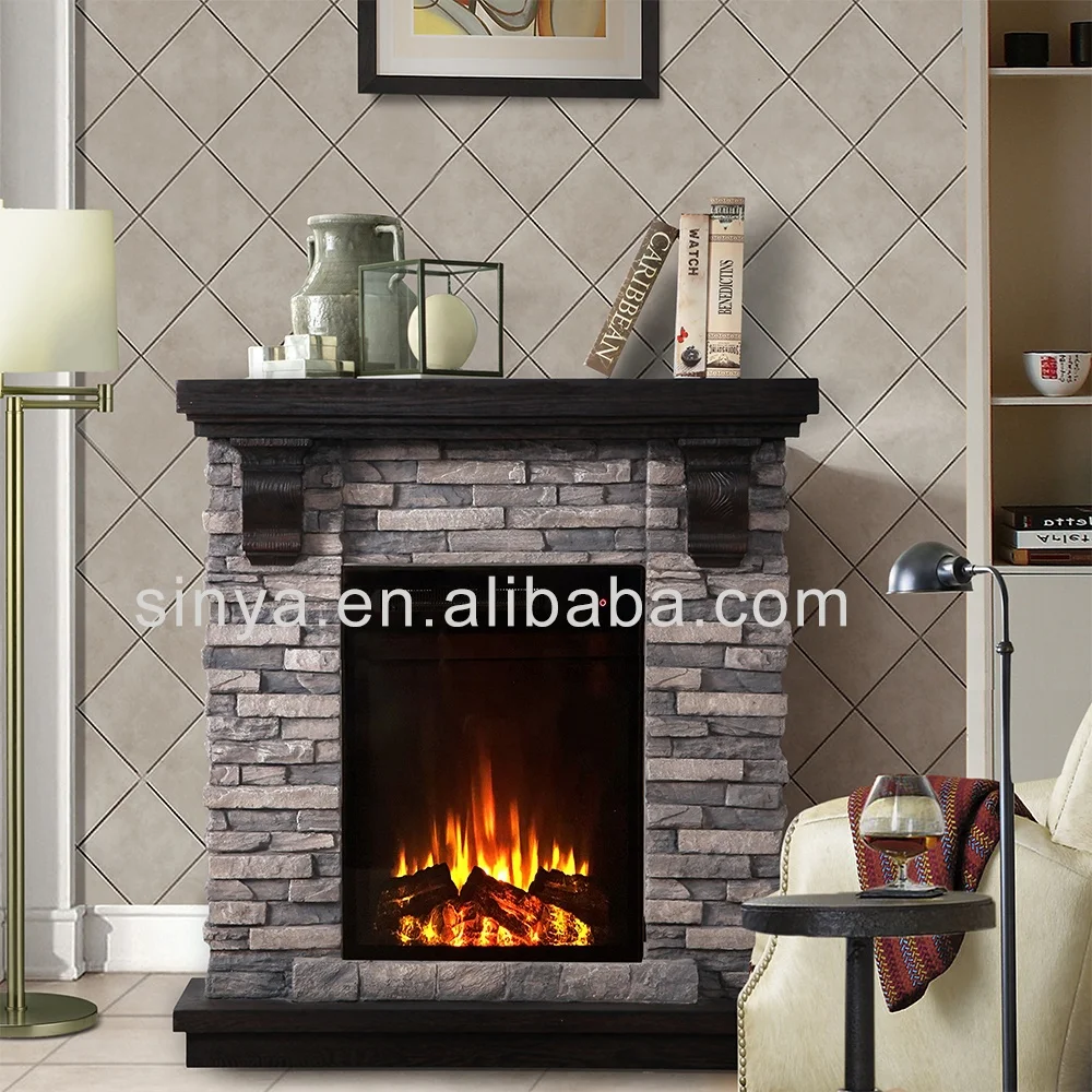 New wayfair Polystone mgo mantel electric Fireplace