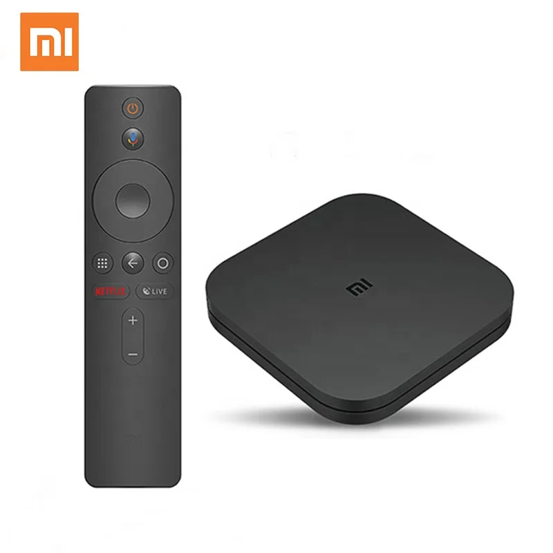 Global Version Xiaomi Mi TV Box S 4K HDR Android TV 8.1 2G 8G WIFI Cast Netflix Set top Xiaomi Mi TV Box