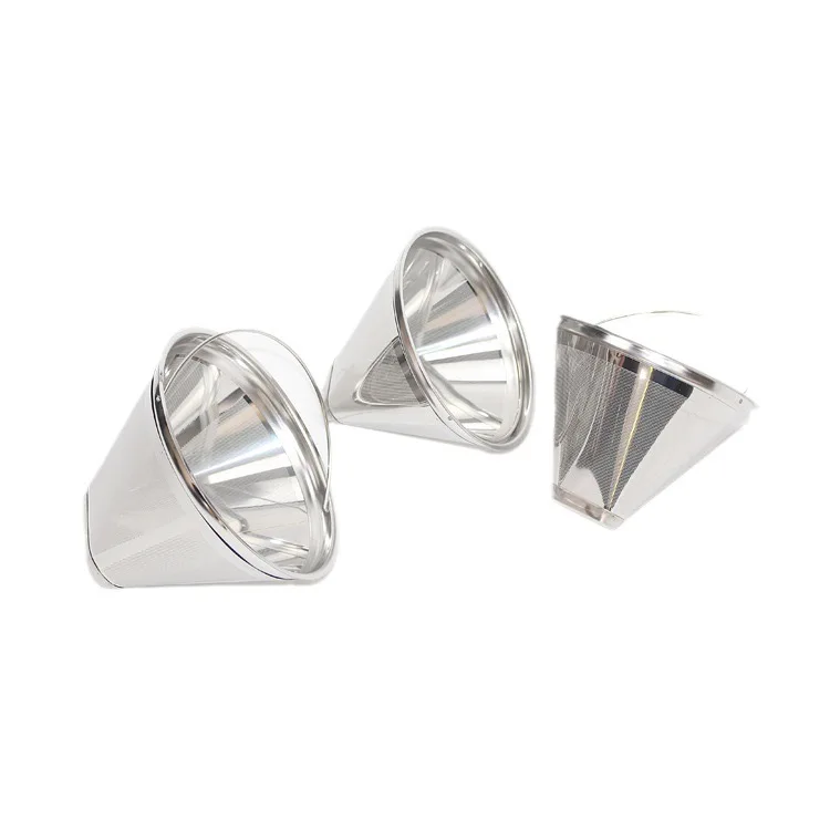 304 Stainless Steel Coffee Machine Filter Cup Mesh with Convenient Handle