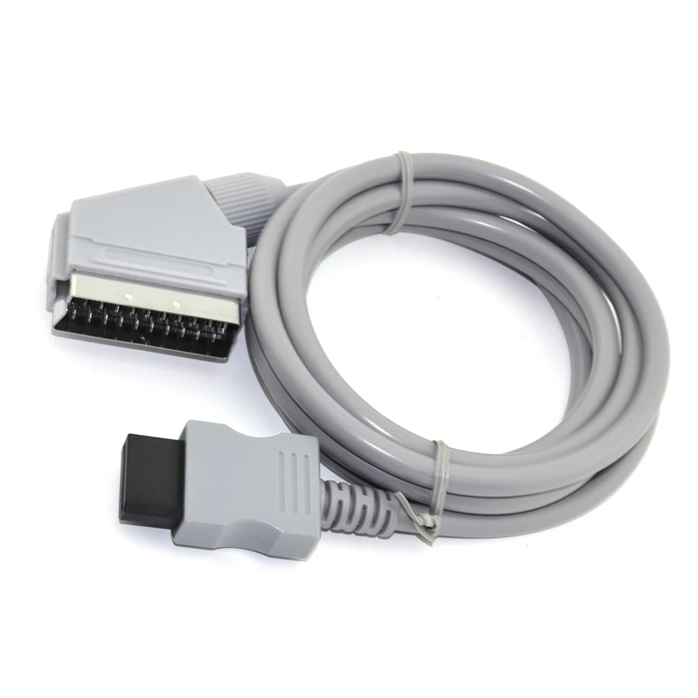 HOT sell Best Quality Retro Game Console TV SCART Cable for Wii NTSC Version