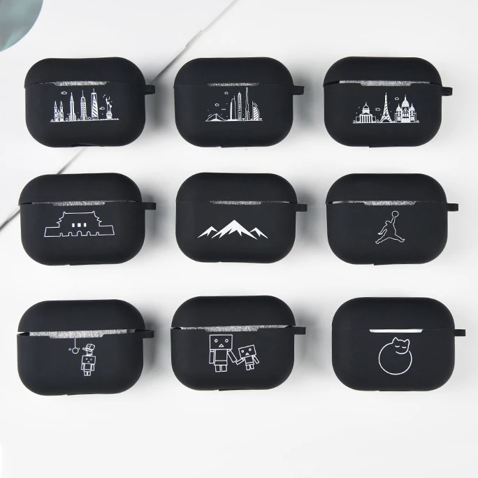  Soft TPU Cover Custom LOGO for Airpods Case Silicone Design Print Pro