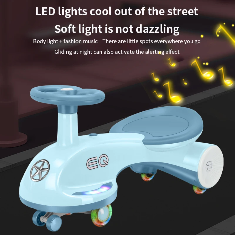 Baby Cheap Swing Car Ride On Car Twist Swing Car Upgrade Slide For Baby Tricycle For Kid