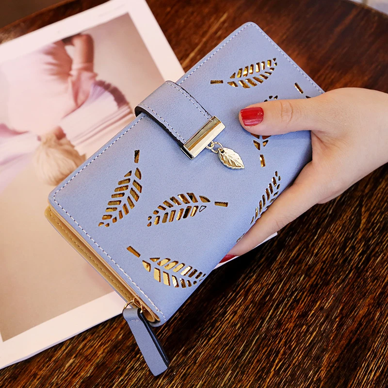 GS447 Wholesale Fashion Ladies Card Holder Leather Large Capacity Long Woman Wallets
