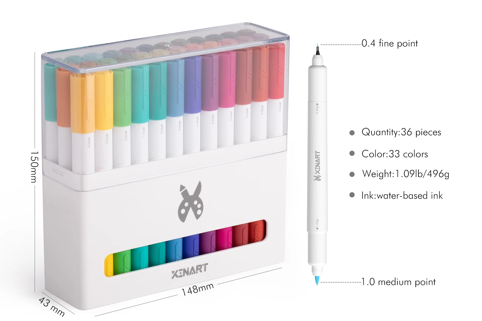  Набор цветных фломастеров Xinart с двумя наконечниками для машинки Cricut
