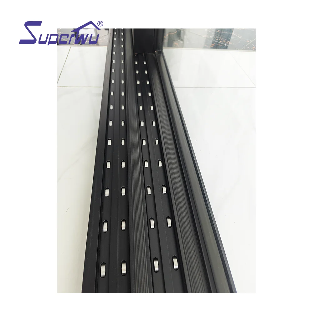 Superhouse Aluminum Door and Window Typical Style Customized Slim Sliding Door for Big House and Big View with Certificates