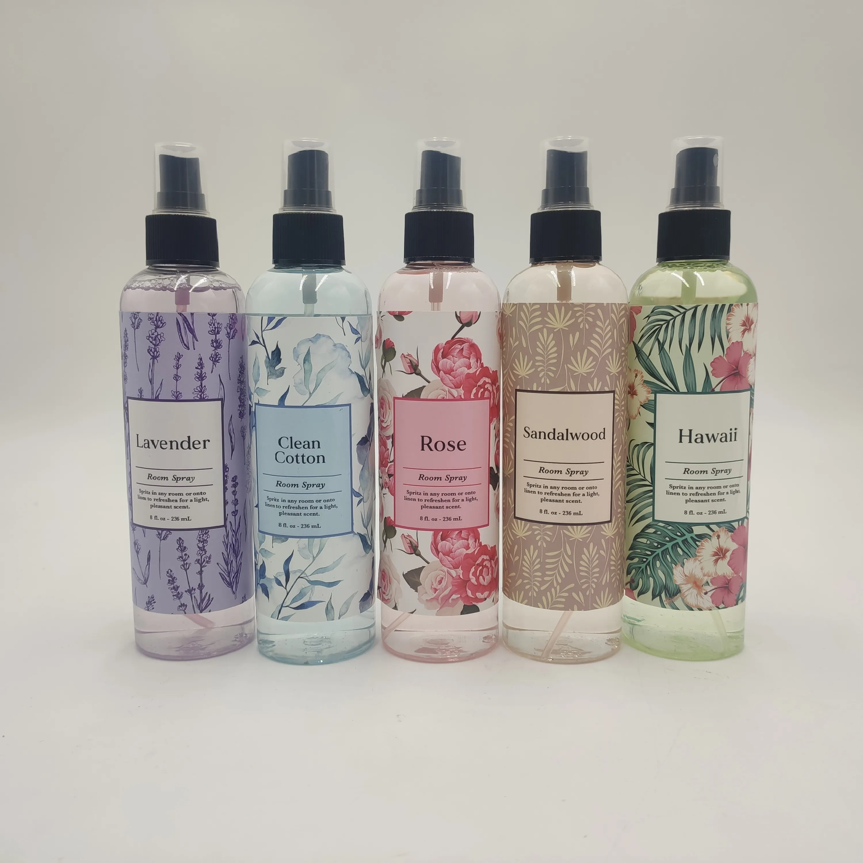 Scent and Color customized air freshener spray for car home hotel