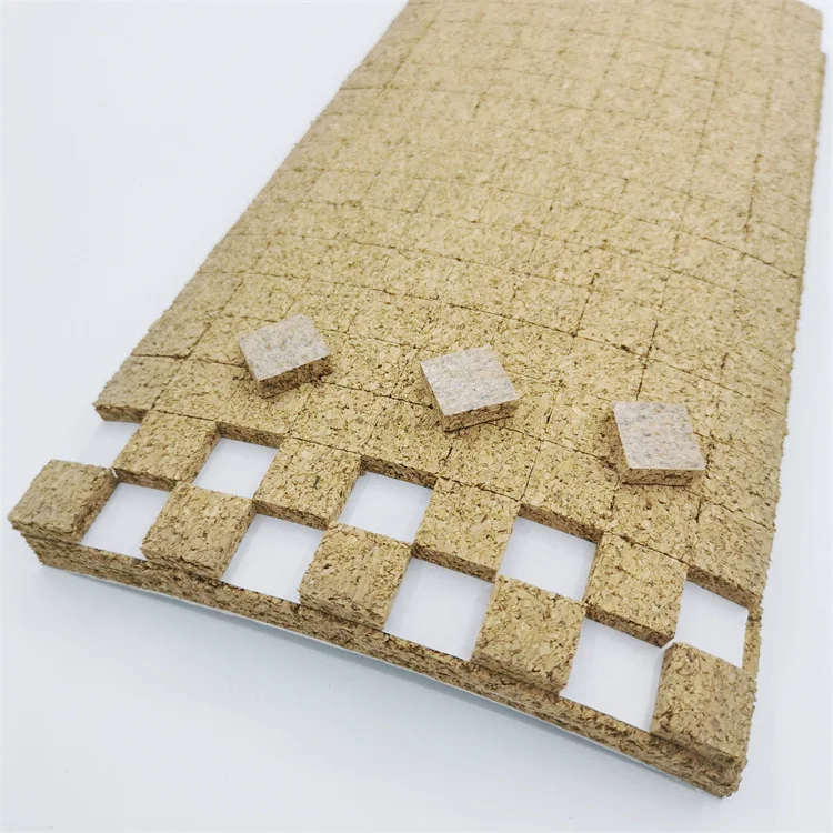 Glass Separator Cork w/Static Back Pads And Distance Cork Pads Cork Separators