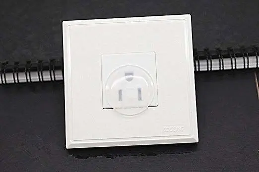 USA Babyproof Outlet Plug Cover Childproof Socket Anti-Electric Shock Protector