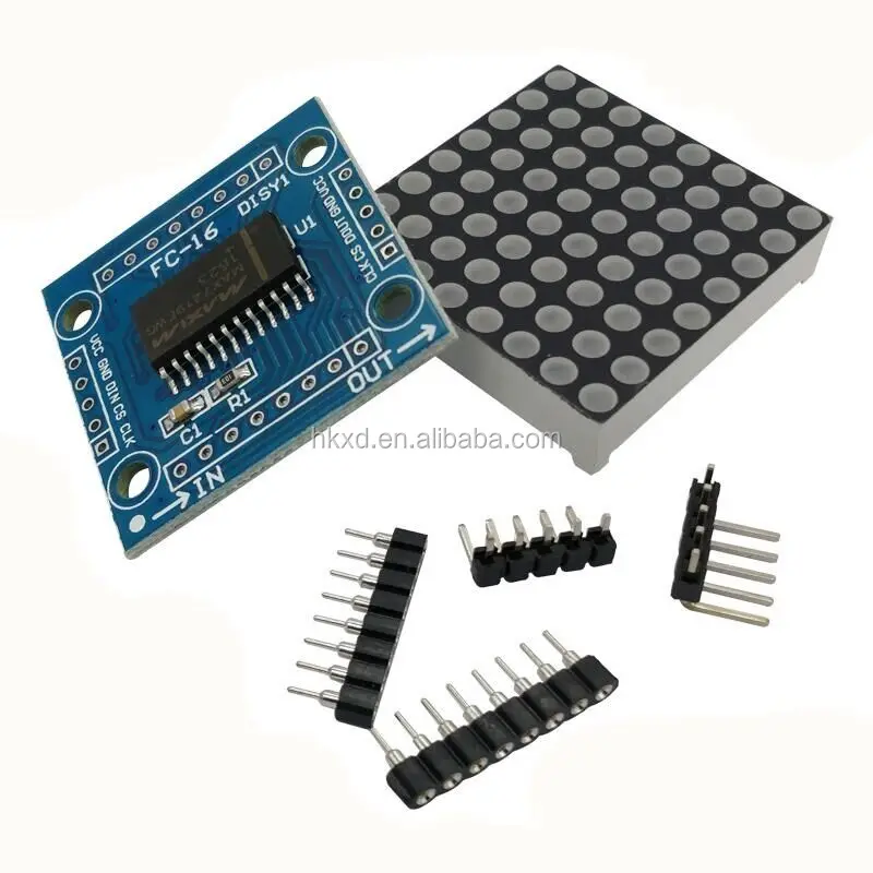 8x8 LED Dot Matrix Module MAX7219 Display Module DIY KIT Microcontroller Module