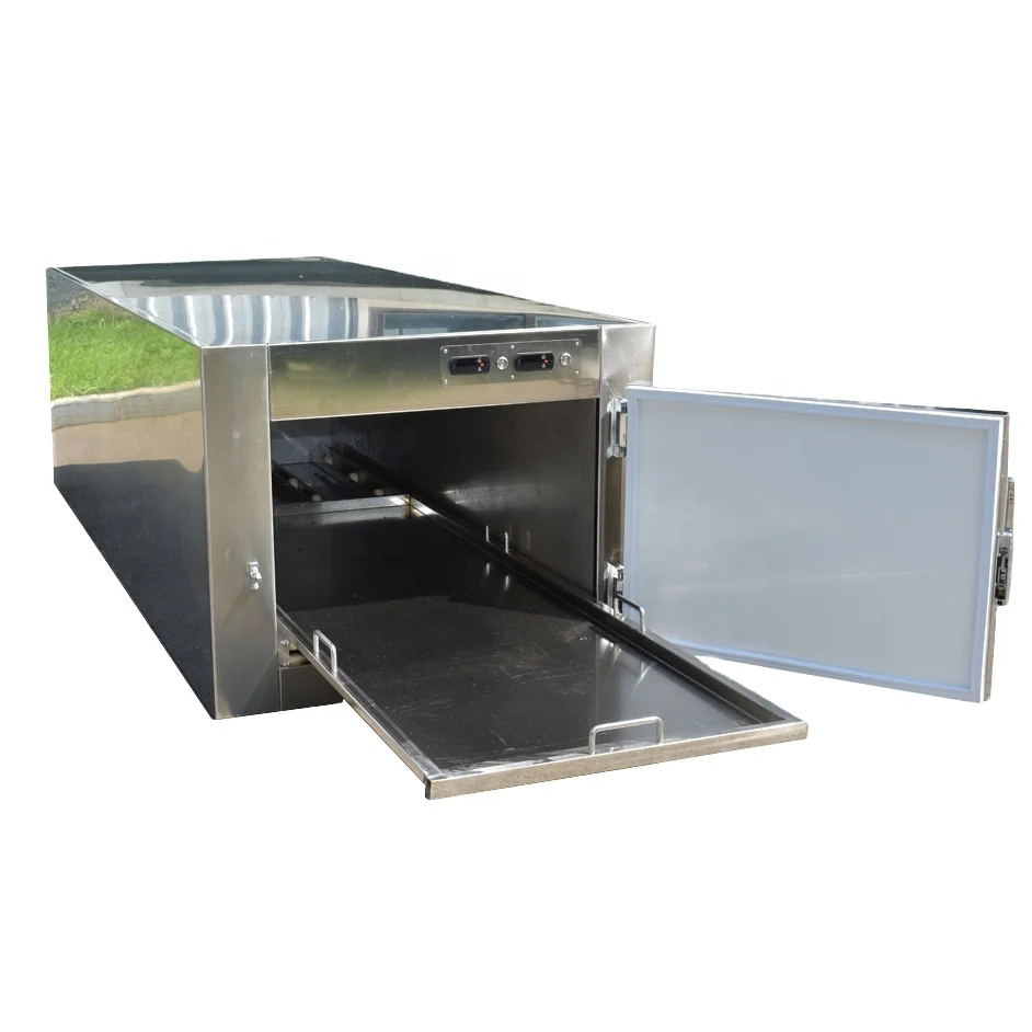 Stainless steel 304 mortuary refrigeration equipment 1 chamber cadaver fridge and freezer