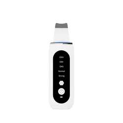 Home use portable deep clean facial spatula machine ems ultrasonic skin scrubber with for face skin care