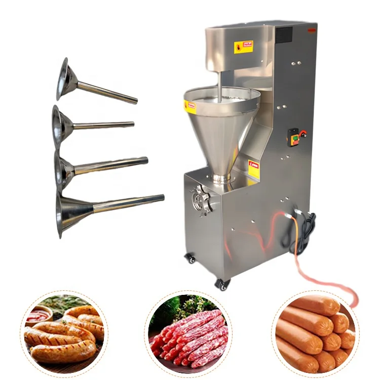 Automatic Commercial Sausage Making  Machine - Electric Filler for Hotdogs, Chorizo,Brats, and Kielbasas for Salami